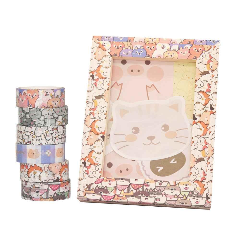 Schattige Dieren Washi Tape Set 18 Rollen