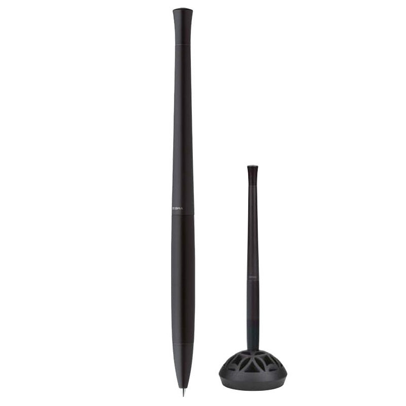ZEBRA FLOS P-BA111 Oil-Based Ballpoint Counter Pen 0.7 mm with Shippo Stand Black