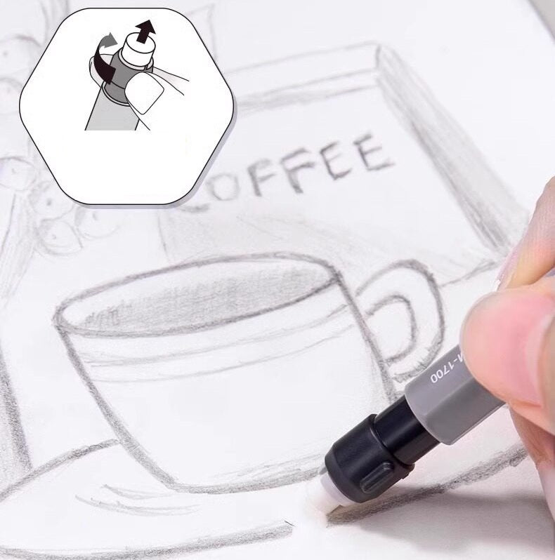 Zebra KNOCK Shake Mechanical Pencil 0.5mm | Macaron Pastel Colors | Low Center of Gravity | Includes 12 Lead Refills