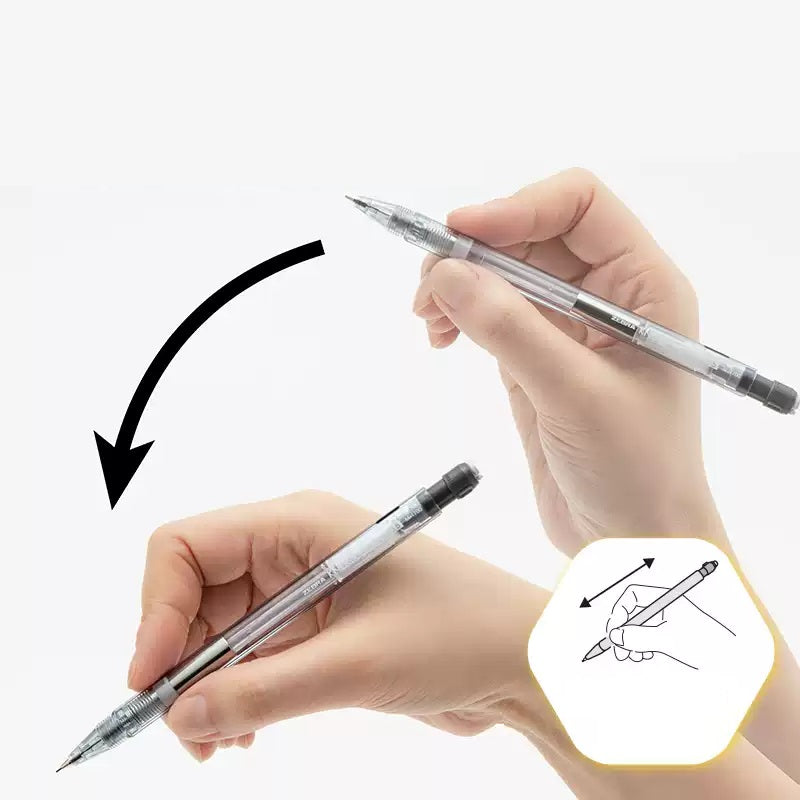 Zebra M-1700 Knock Shaker Mechanical Pencil -0.5mm with Leads