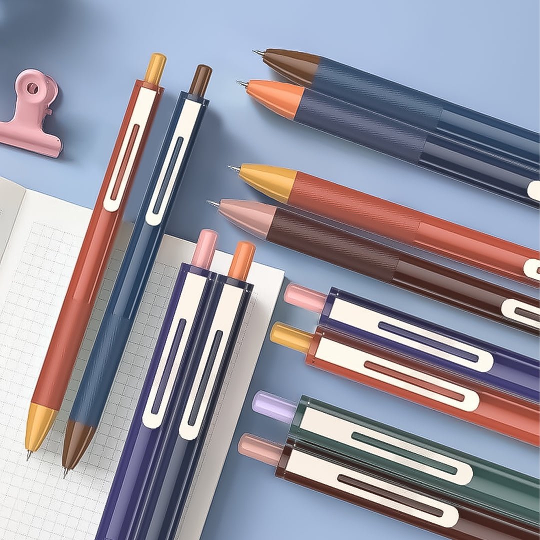 Beifa Caramel Press Neutral Gel Pens 6 Pack