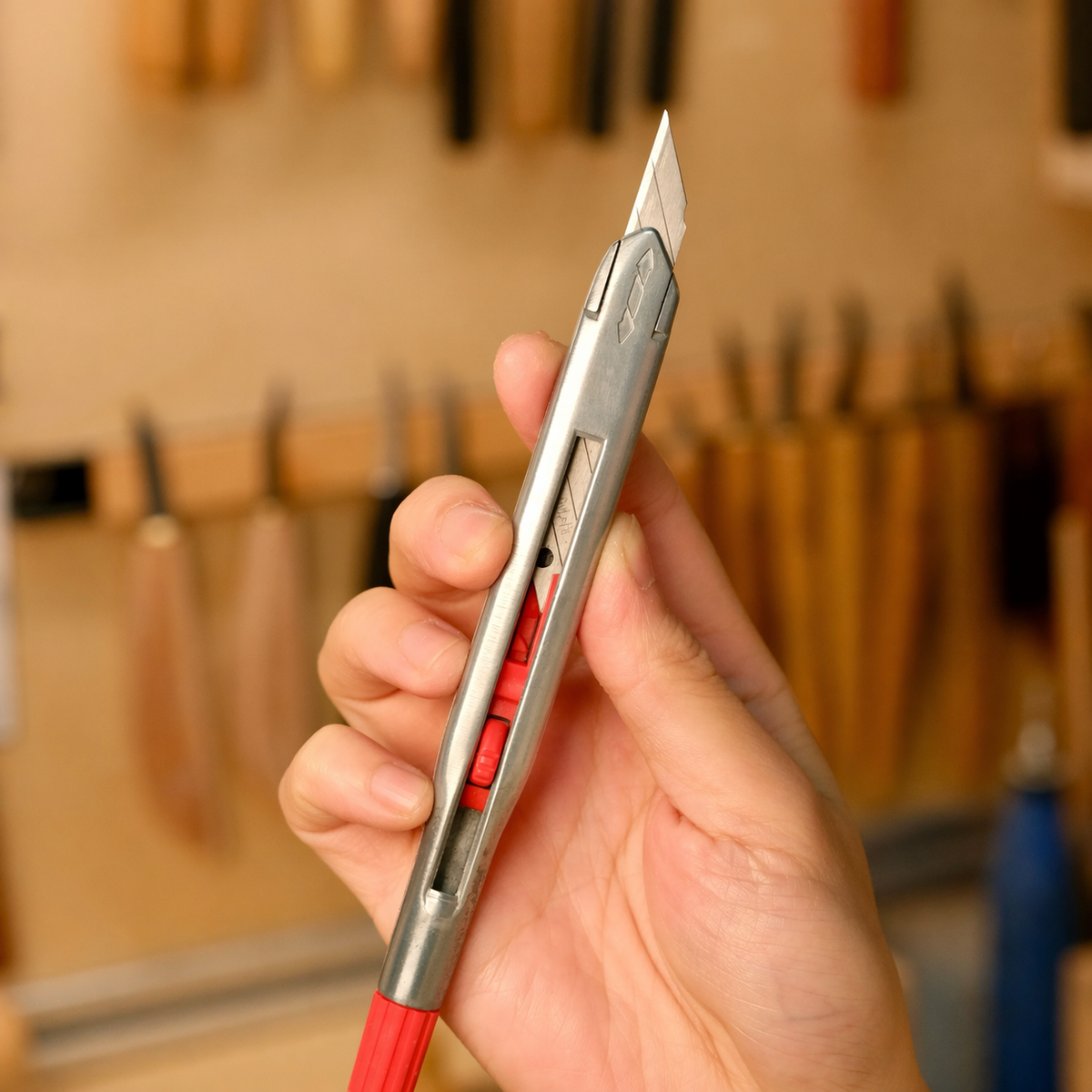 Wood Carving Detail Craft Knife | Zinc Alloy Handle | 20 Blades Included