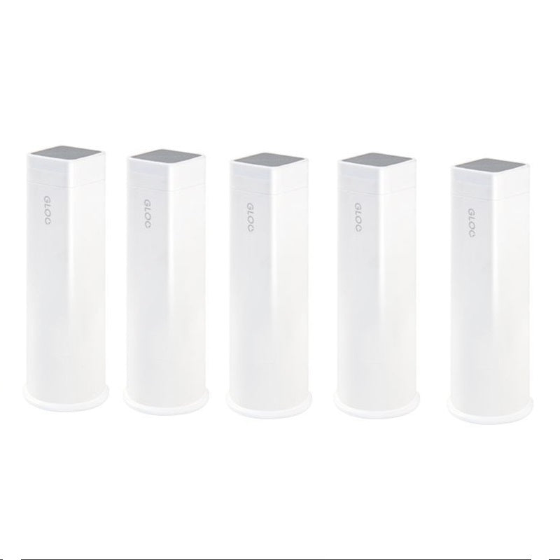 Kokuyo Gloo Quadratischer Klebestift, fester Stift, 10 g, 5er-Pack