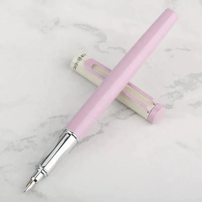 Hero 1228 Meets Iridium Fountain pen Pink