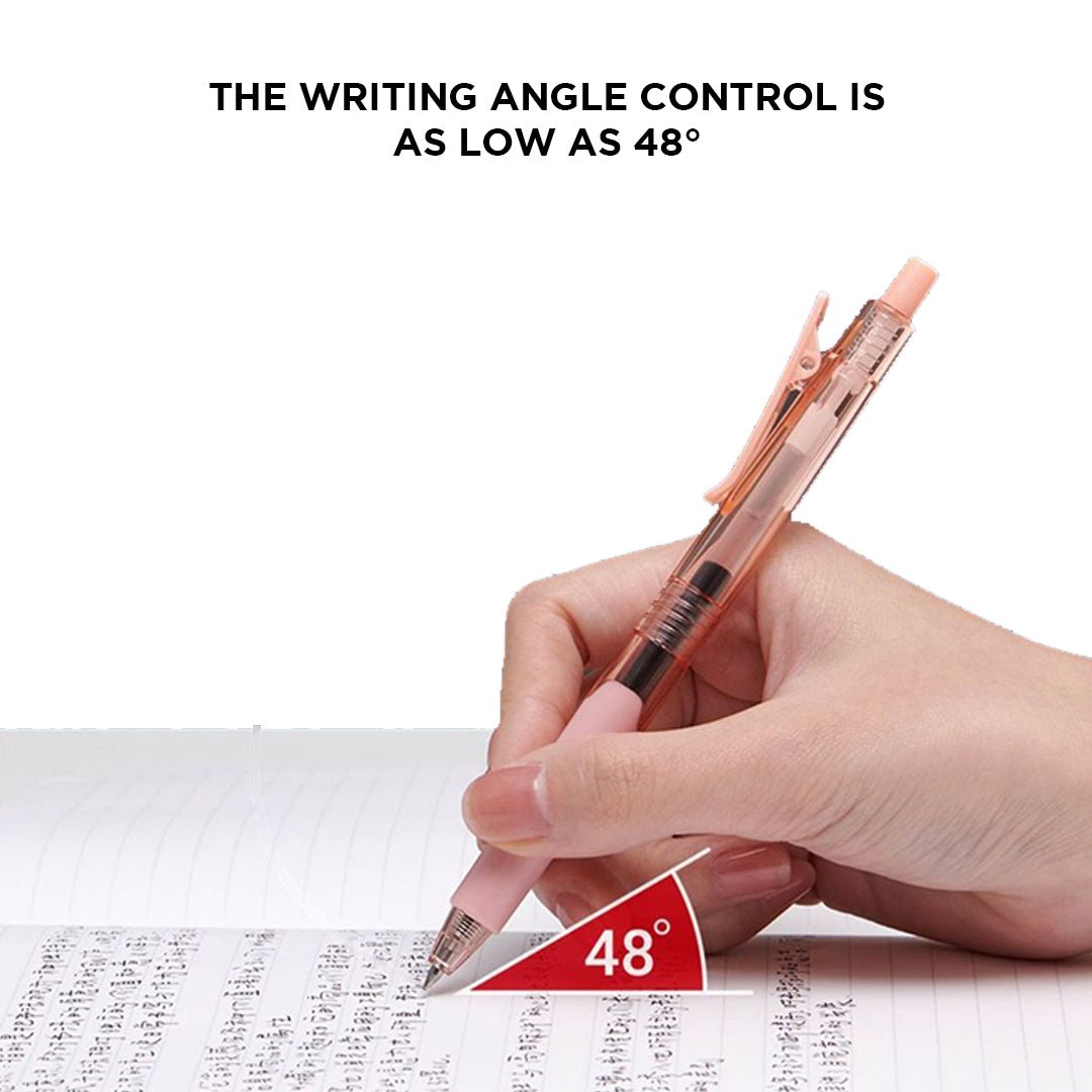 Kaco K9 Gel Ink Pen Transparent 0.5mm,5 Pack