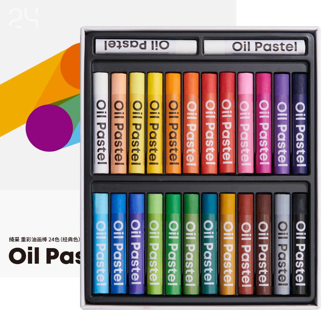 Kalor Ölpastellstifte – Packung mit 24 und 48 Farben