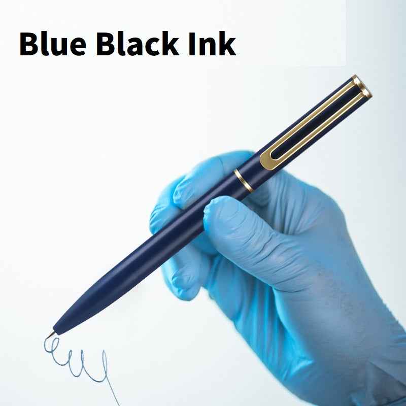 Sankou Doctor’s Nurses Metal Ballpoint Pen 0.5mm Blue-Black Ink