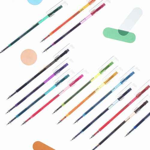 Livework Clear Life & Pieces 0.38mm Slim Color Gel Pen 3 Pack