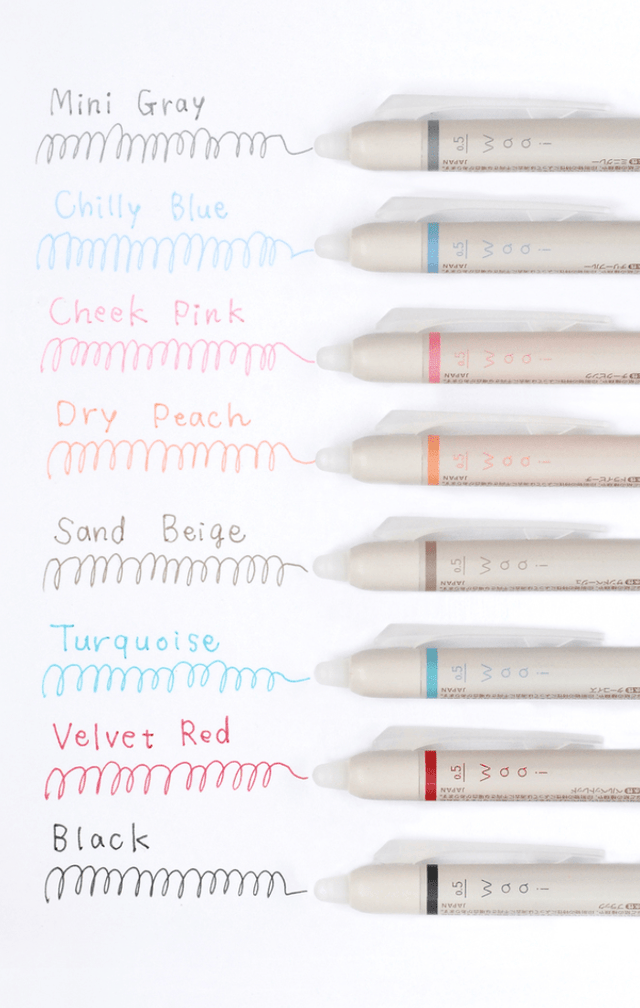 Pilot Waai Frixion Erasable Ballpoint Pen 8 Colors Full Set