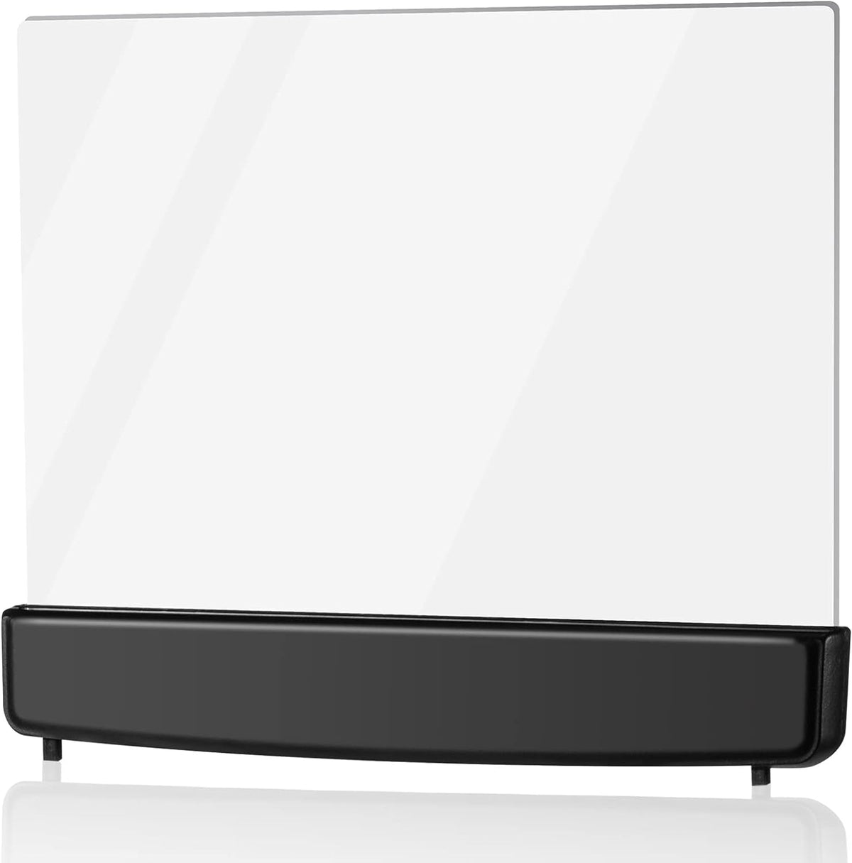 Draagbare platte bladwijzer LED-leeslamp, glas, oogzorgleeslamp