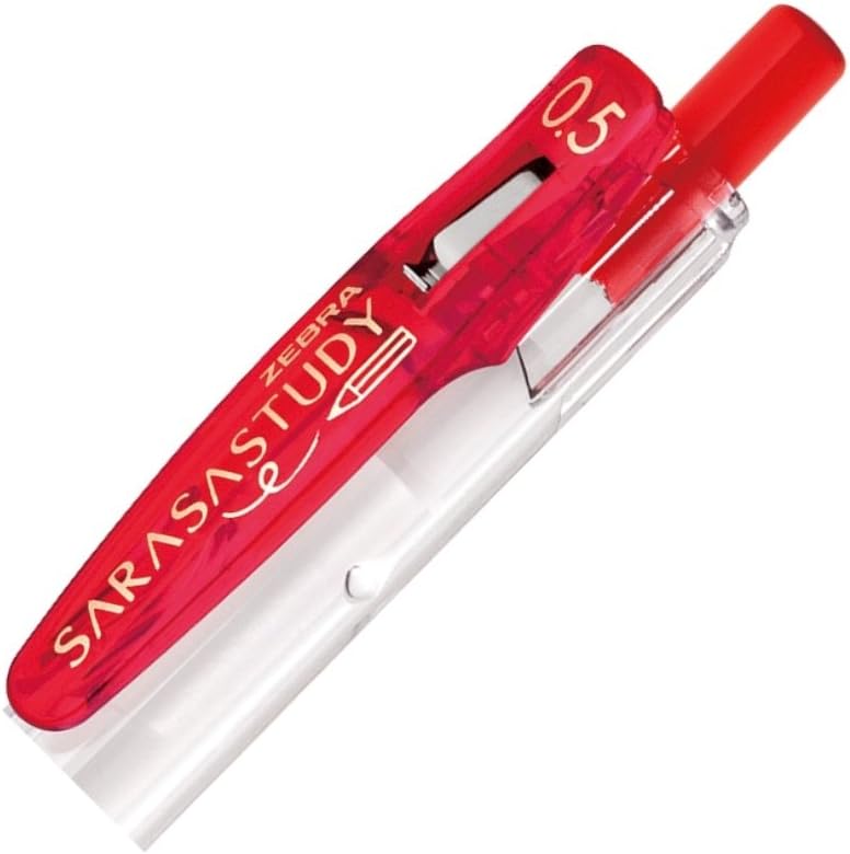 Zebra JJM88 Sarasa Study Stylo à bille gel 0,5 Noir 10 pièces