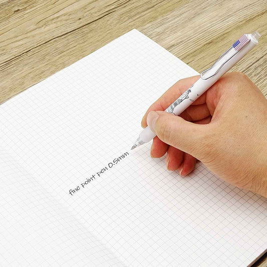 COLNK Retractable Gel Pens 0.5 Black Ink Writing Pen,Fine Point,12-Count