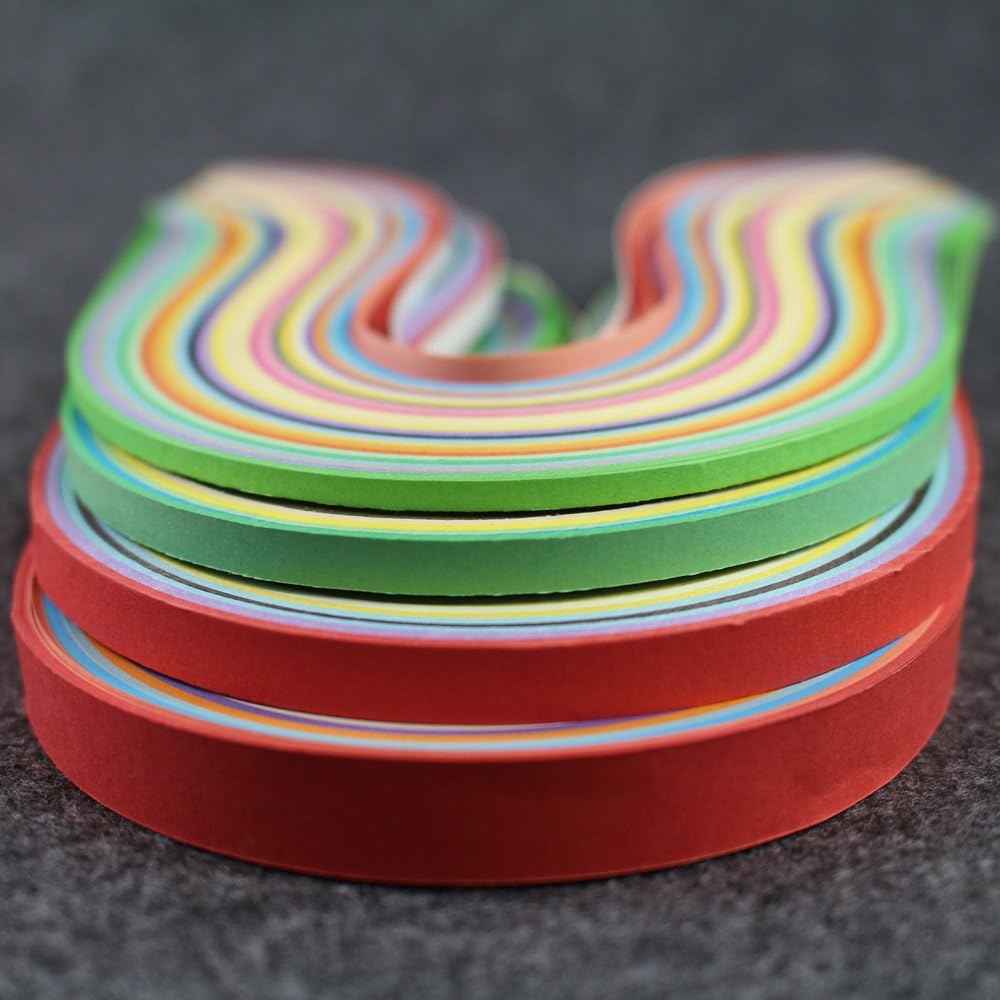 1040 STK Papir Quilling Strips Sett 26 farger (3/5/7/10mmx39cm,4 pakke)