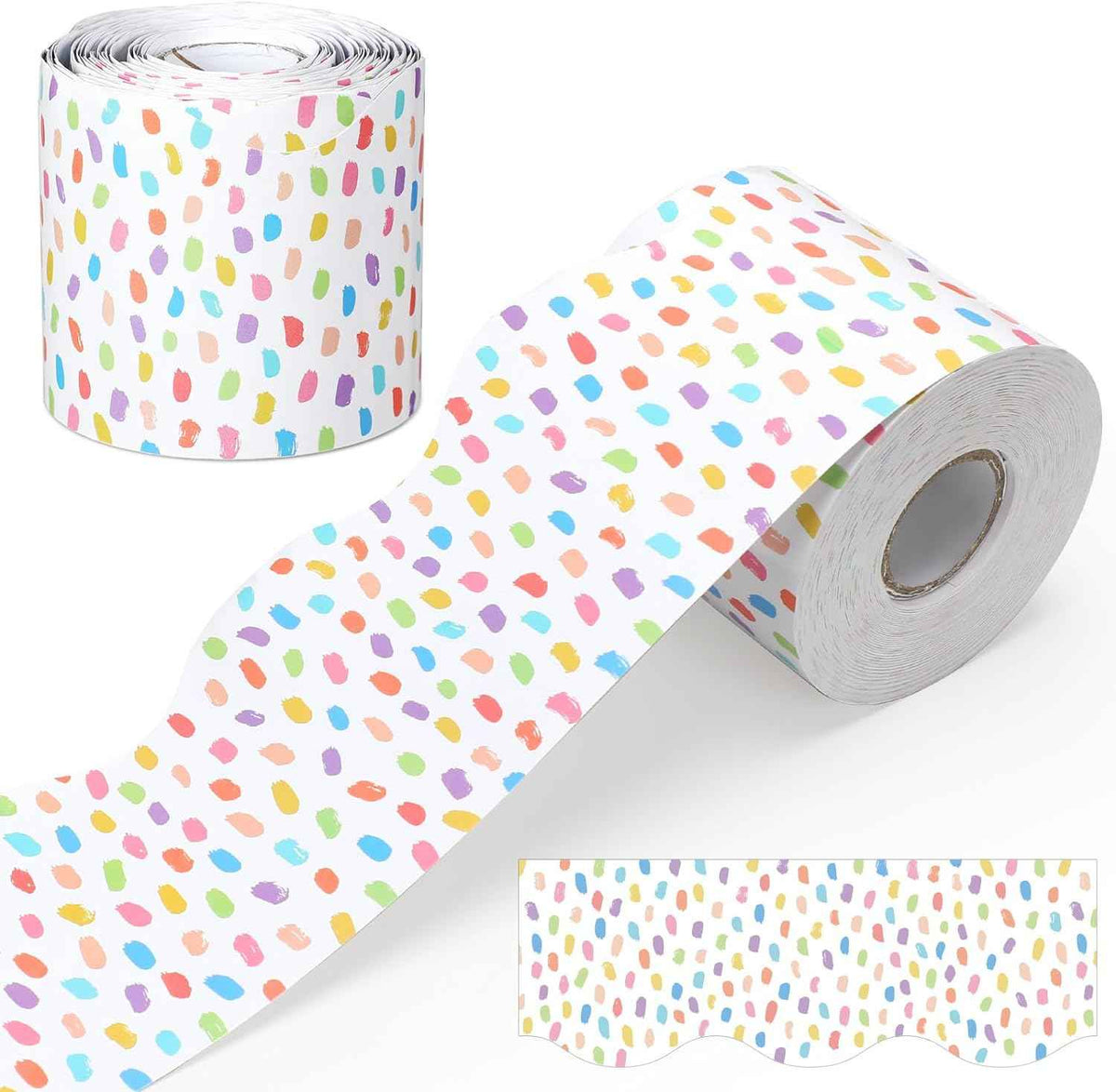 Bordes decorativos de puntos para tablón de anuncios de 65 pies