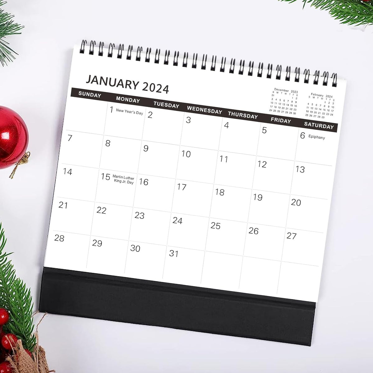 Small Desk Calendar 2026,with To-do List Notes for Office School