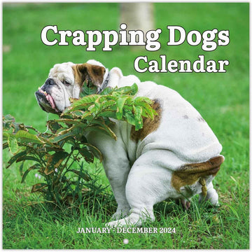 2026 Wall Calendar Crapping Dogs