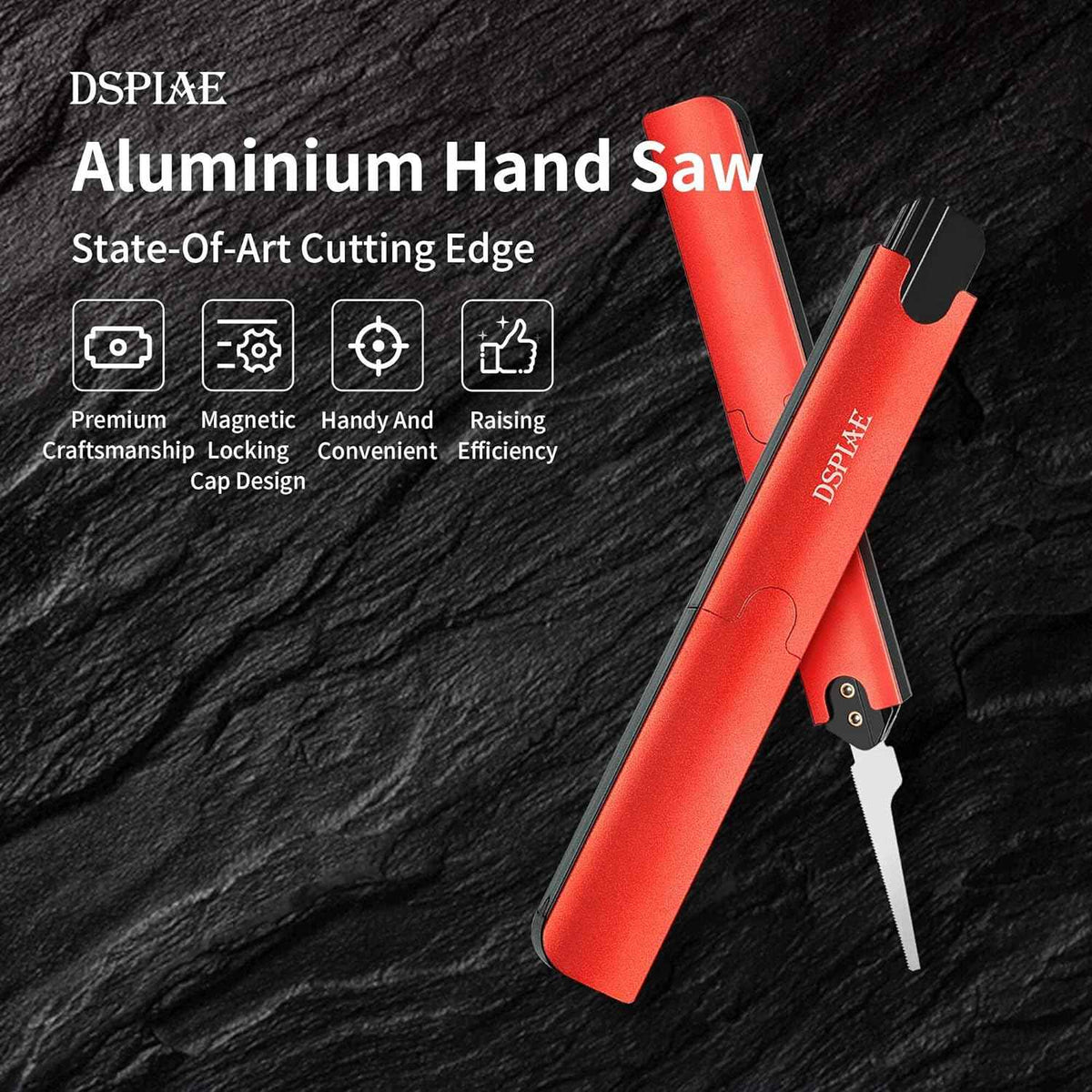 DSPIAE minihandsåg i aluminium för miniatyr i skalen (AT-HW)